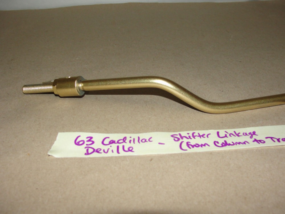 OEM 1963 Cadillac Deville Eldorado Fleetwood 390 Engine STEERING COLUMN TO TRANSMISSION SHIFTER LINKAGE ROD #1479380, #1477214 - Image 8