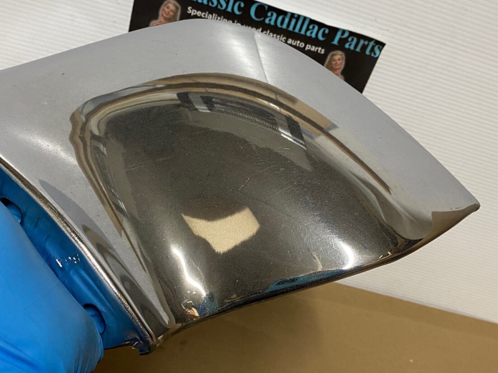 OEM 1965 Cadillac Deville Eldorado Fleetwood Calais RIGHT PASSENGER SIDE LOWER FRONT BUMPER END #1482256 - Image 8
