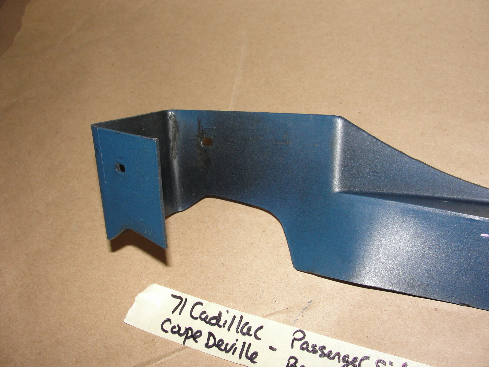 OEM 1971 1972 1973 1974 1975 1976 Cadillac Coupe Deville Calais Fleetwood RIGHT FRONT LOWER BENCH POWER SEAT TRACK COVER TRIM #9819075 - Image 8