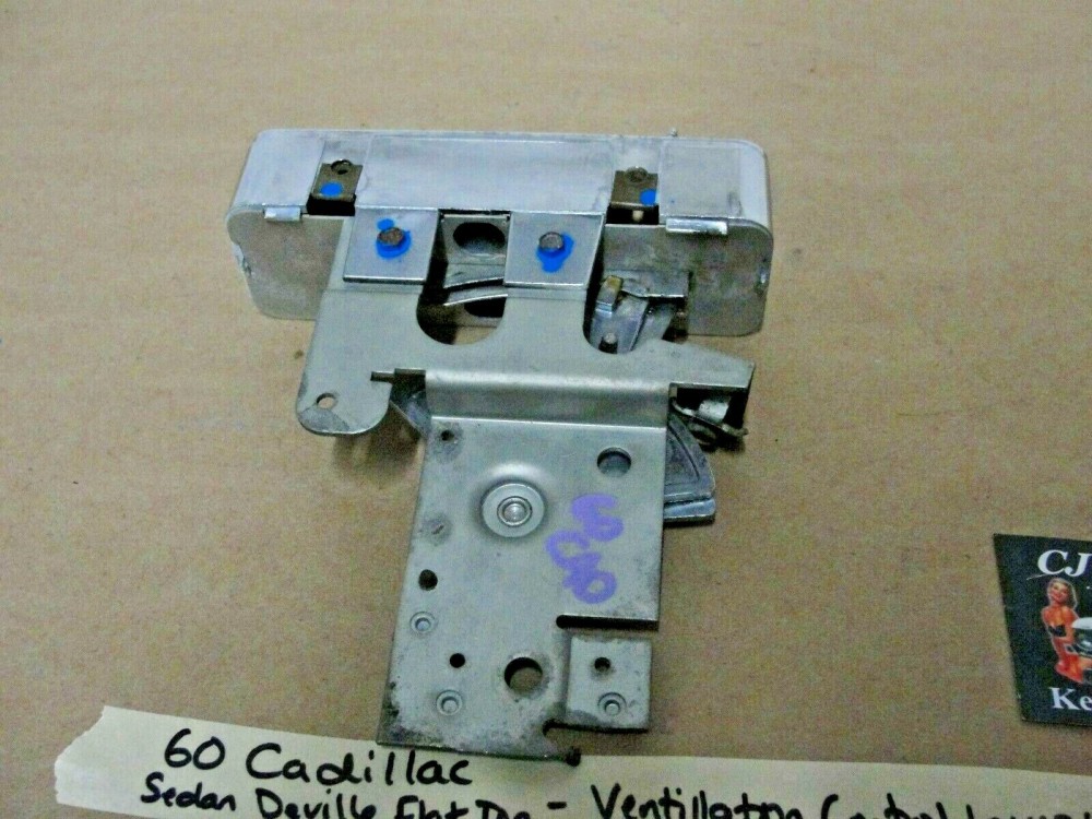 OEM 1959 1960 Cadillac Deville Eldorado Series 60 Fleetwood Series 62 1959 1960 1961 1961 1962 Commercial Chassis Series 75 Fleetwood DASH VENTILATION CONTROL LEVERS UNIT - Image 9
