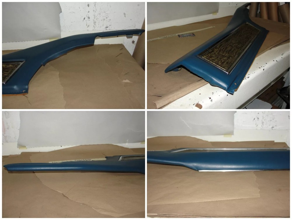 OEM 1971 1972 Cadillac Coupe Deville Calais Coupe RIGHT SIDE REAR UPPER QUARTER DOOR PANEL TRIM - Image 9