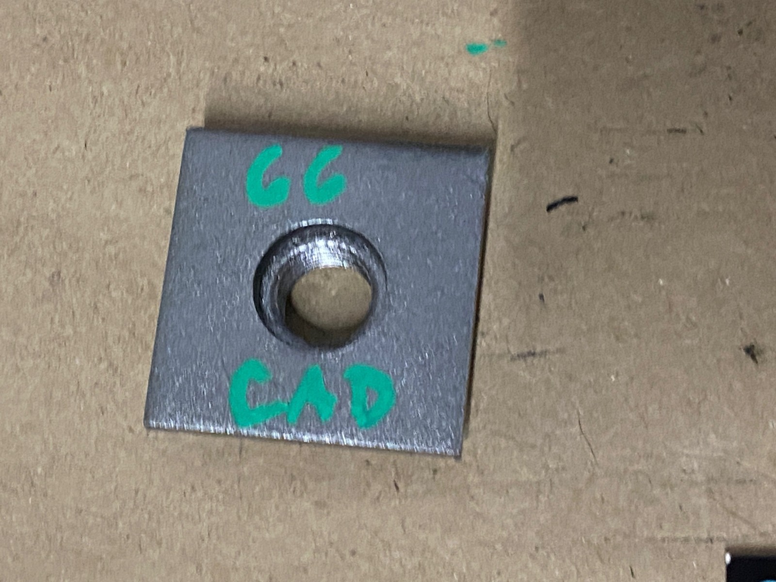OEM 1965 1966 1967 Cadillac Deville Calais Fleetwood 1965 1966 1967 1968 1969 1970 Eldorado HOOD LOCK PILOT PIN BOLT PLATE WITH NUT #3513414 - Image 10