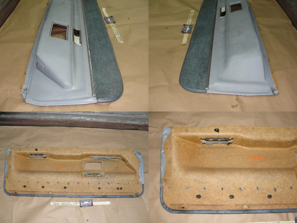 OEM 1971 1972 1973 1974 1975 1976 1977 1978 Cadillac Eldorado RIGHT PASSENGER SIDE FRONT LOWER DOOR PANEL LIGHT BLUE - Image 9