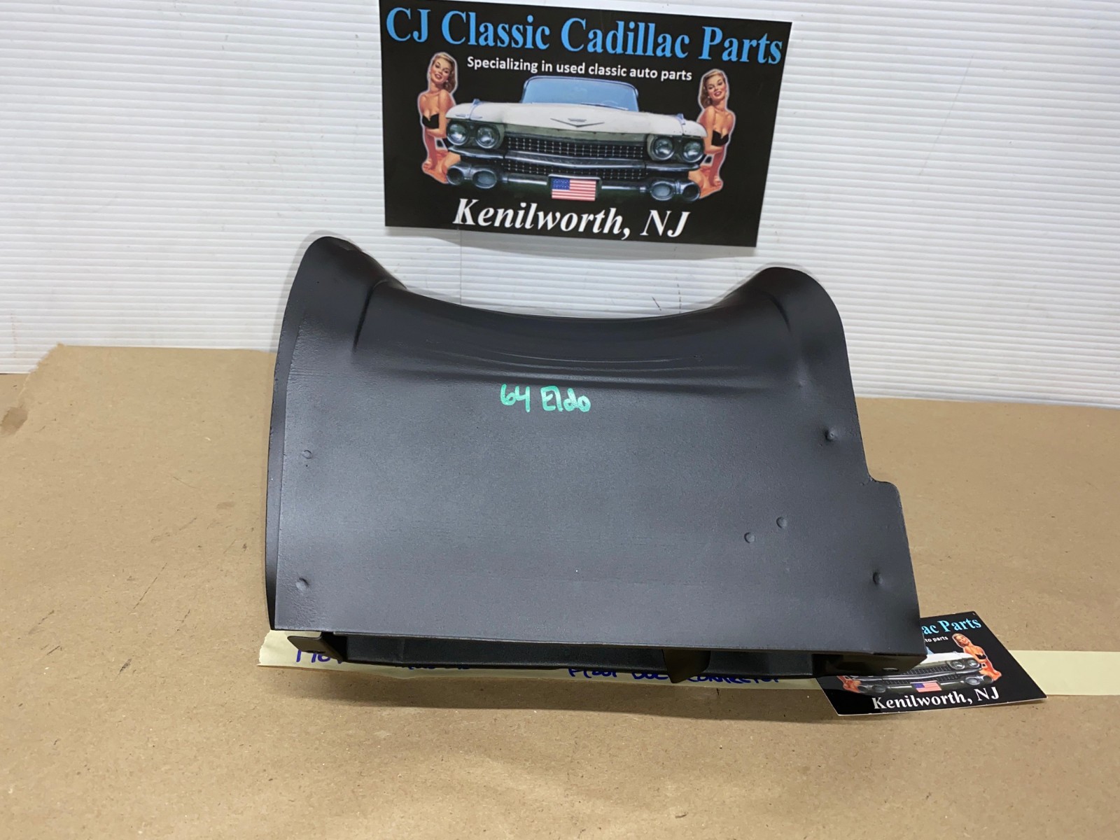 OEM 1963 1964 Cadillac Eldorado Deville FleetwoodA/C LOWER CENTER HEAT HEATER TO FLOOR DUCT VENT CONNECTOR #3512996 - Image 6