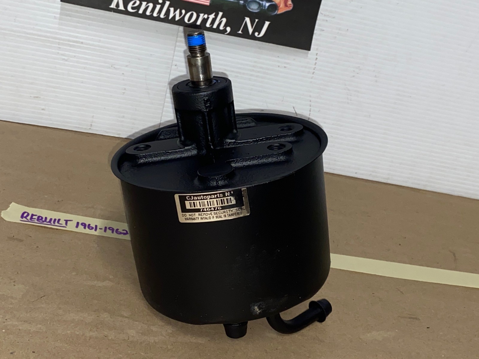 REBUILT 1961-1962 CADILLAC DEVILLE ELDORADO FLEETWOOD POWER STEERING PUMP WITH FACTORY ORIGINAL RESERVOIR - Image 9