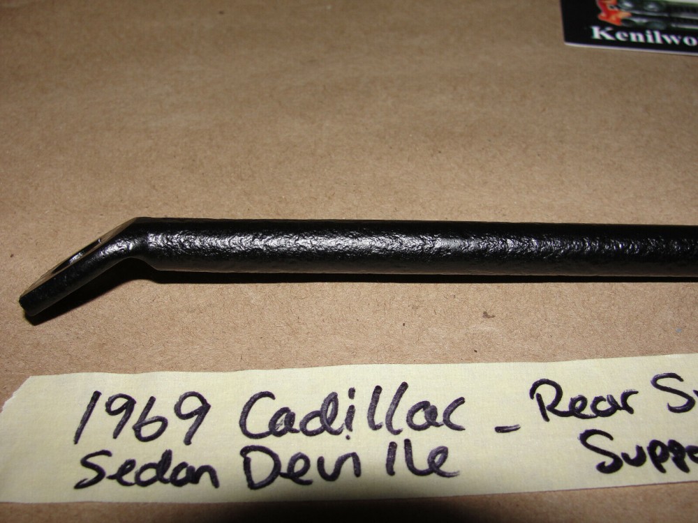 OEM 1968 1969 Cadillac Deville Fleetwood Eldorado Calais SECONDARY A.I.R. INJECTION SMOG PUMP BRACKET SUPPORT ROD - Image 5