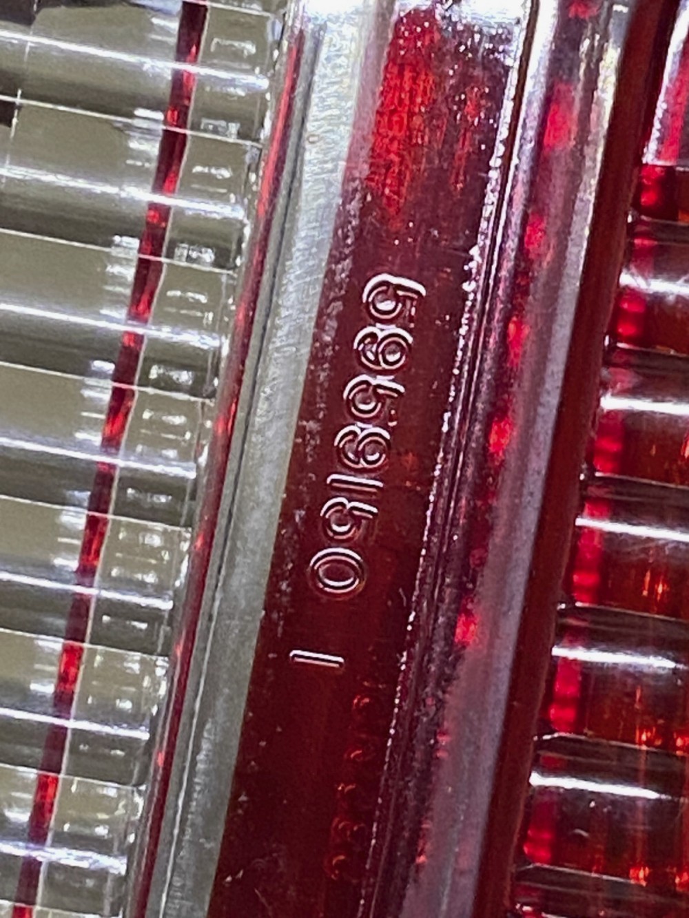 OEM 1967 1968 Cadillac Deville Fleetwood Calais Rear Tail Light Lens #5959150 - Image 9