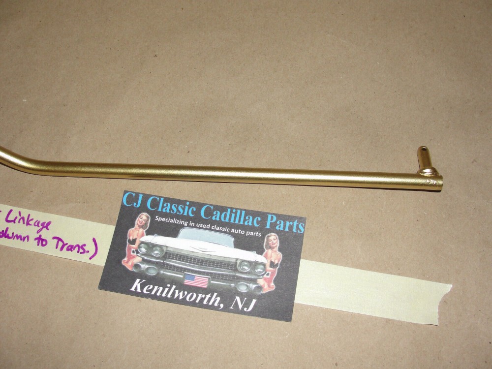 OEM 1963 Cadillac Deville Eldorado Fleetwood 390 Engine STEERING COLUMN TO TRANSMISSION SHIFTER LINKAGE ROD #1479380, #1477214 - Image 9