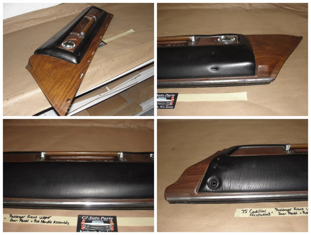 OEM 1974 1975 1976 Cadillac Fleetwood Deville Calais RIGHT FRONT UPPER DOOR PANEL PULL HANDLE COURTESY LIGHT - Image 9