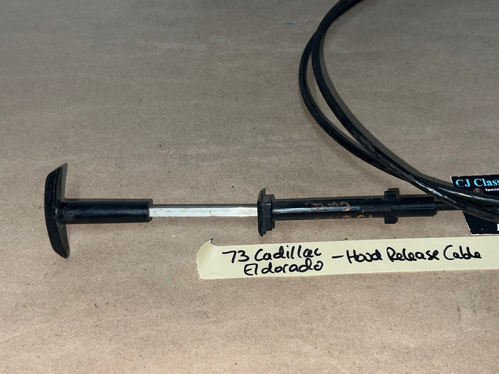 OEM 1971 1972 1973 Cadillac Deville Fleetwood Calais Eldorado Commercial Chassis HOOD RELEASE CABLE HANDLE LEVER CONTROL - Image 10