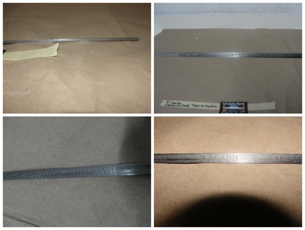 OEM 1986 1987 Cadillac Deville Fleetwood FWD HT4100 4.1L ENGINE OIL FLUID LEVEL INDICATOR DIPSTICK #1638398 - Image 9