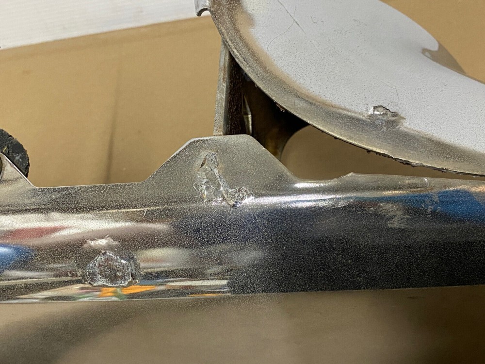 OEM 1969 1970 Cadillac Deville Calais Fleetwood LEFT DRIVER SIDE LOWER FRONT BUMPER END #3514862 - Image 9
