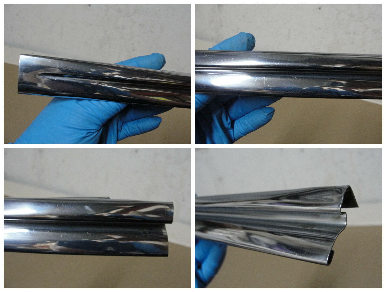 OEM 1959 1960 Cadillac Deville FLAT TOP LEFT DRIVER SIDE REAR ROOF PANEL MOLDING TRIM #4758194 - Image 9