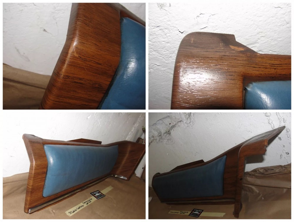 OEM 1974 1975 1976 Cadillac Coupe Deville Calais 2 Door RIGHT PASSENGER SIDE REAR UPPER QUARTER DOOR PANEL TRIM - Image 9