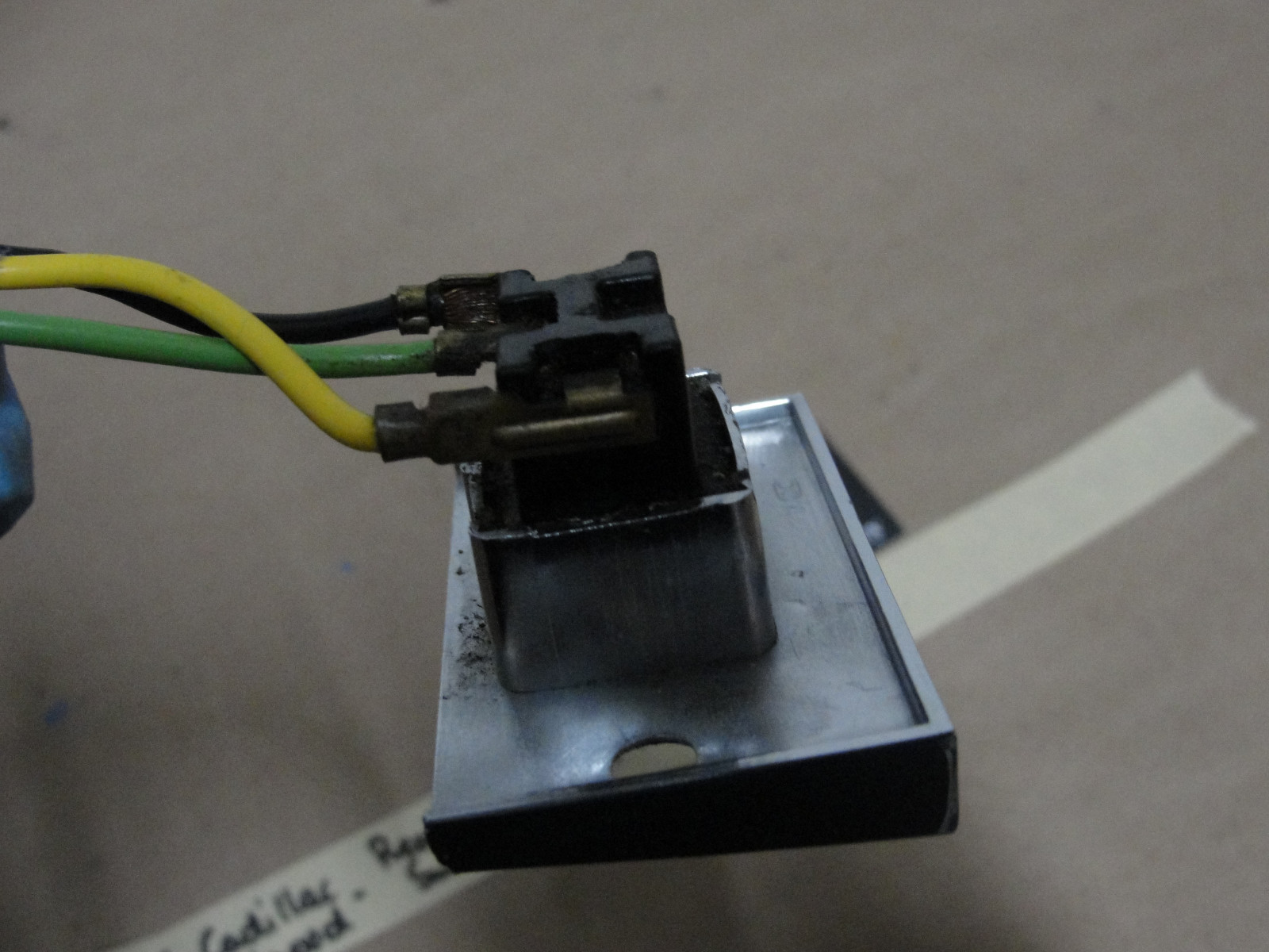 OEM 1960 1961 1962 1963 1964 1965 1966 1967 1968 Cadillac Fleetwood Eldorado Deville REAR DEFOGGER DEFROSTER SWITCH DEFOG DEFROST **TESTED** #1487732 - Image 9