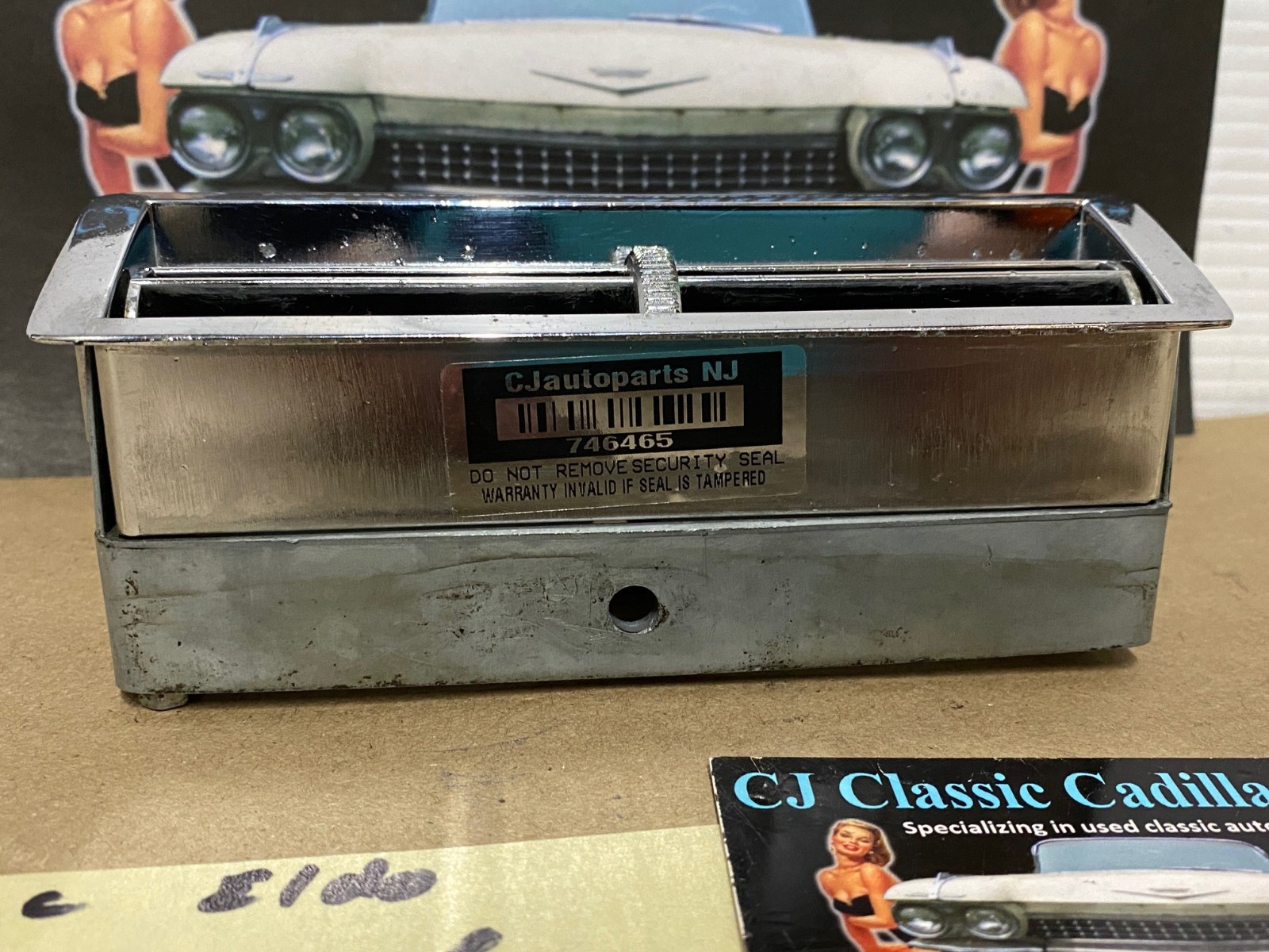 OEM 1963 1964 Cadillac Deville Eldorado Fleetwood CENTER DASH A/C VENT DUCT #1479432 - Image 6