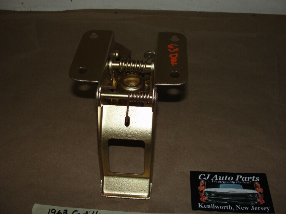 OEM 1963 1964 Cadillac Deville Fleetwood Upper Hood Latch Safety Catch Release Lever - Image 9