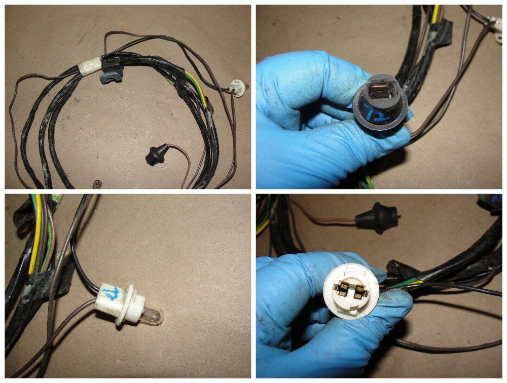 OEM 1971 1972 Cadillac Deville Eldorado Fleetwood TRUNK TAIL LIGHT GAS TANK WIRE HARNESS CONNECTORS - Image 9