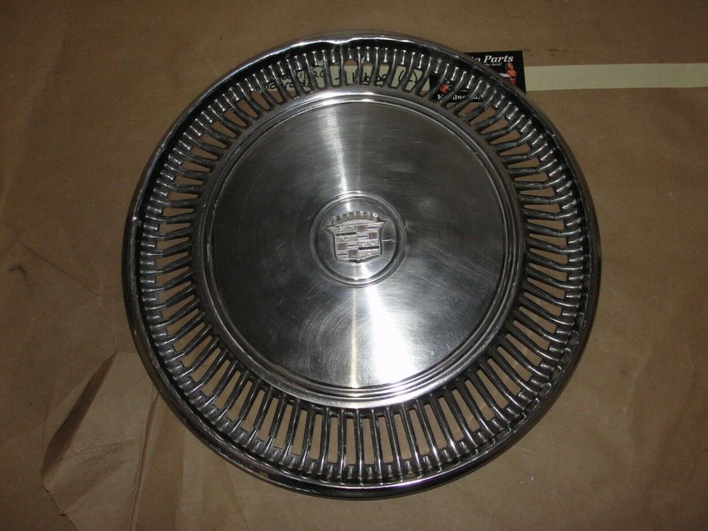 OEM 1967 1968 1969 1970 1971 1972 1973 1974 1975 1976 1977 1978 Cadillac Eldorado 15" STEEL WHEEL HUBCAP WHEEL COVER #1 - Image 9