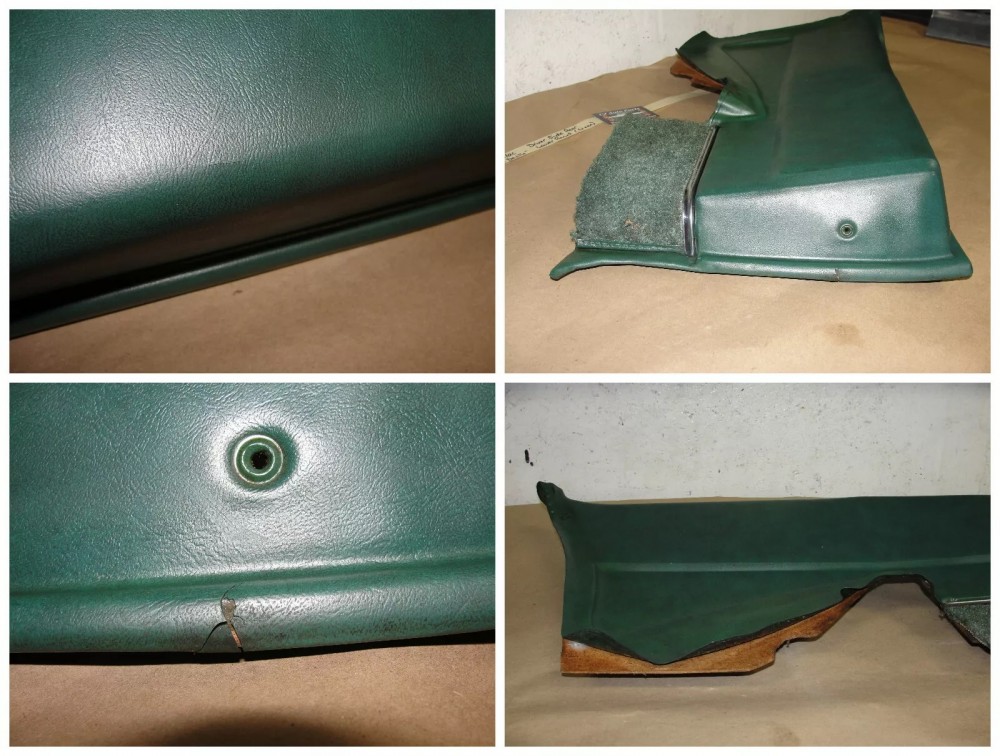 OEM 1971 1972 1973 Cadillac Coupe Deville Calais 2 Door LEFT DRIVER SIDE REAR LOWER DOOR QUARTER PANEL TRIM - Image 9