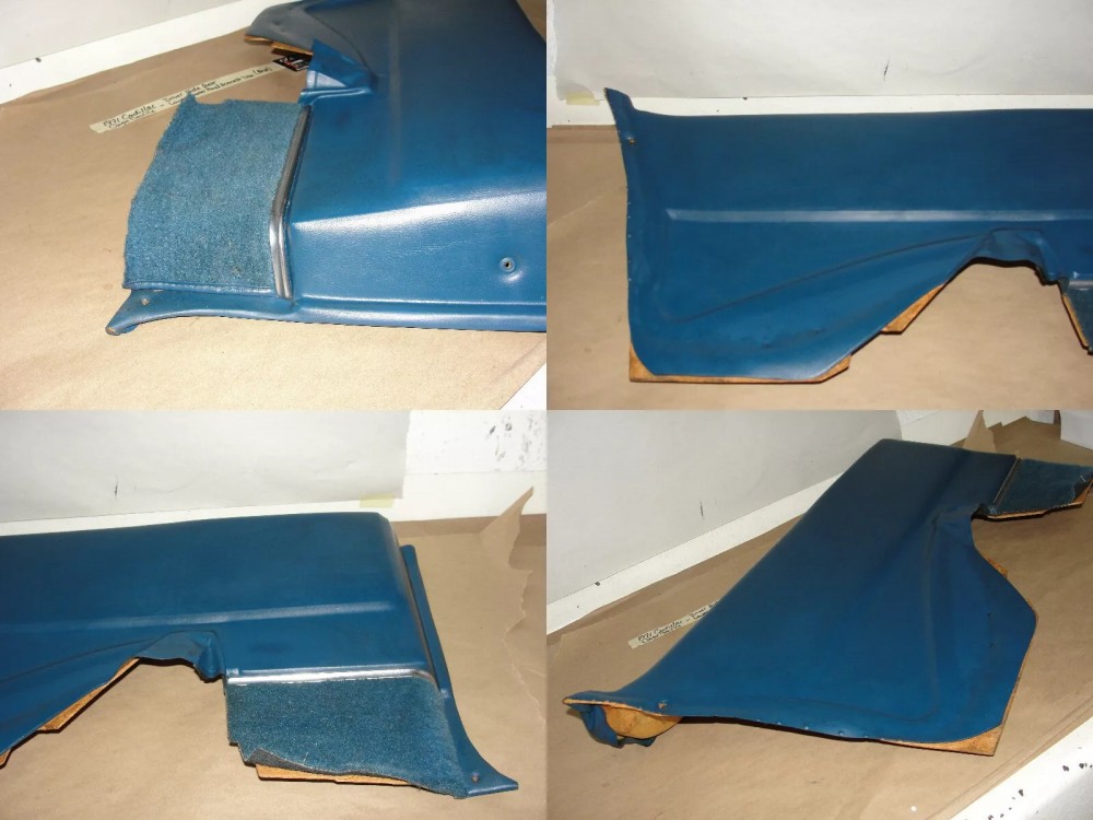 OEM 1971 1972 1973 Cadillac Coupe Deville Calais 2 Door LEFT DRIVER SIDE REAR LOWER DOOR QUARTER PANEL ARMREST - Image 9