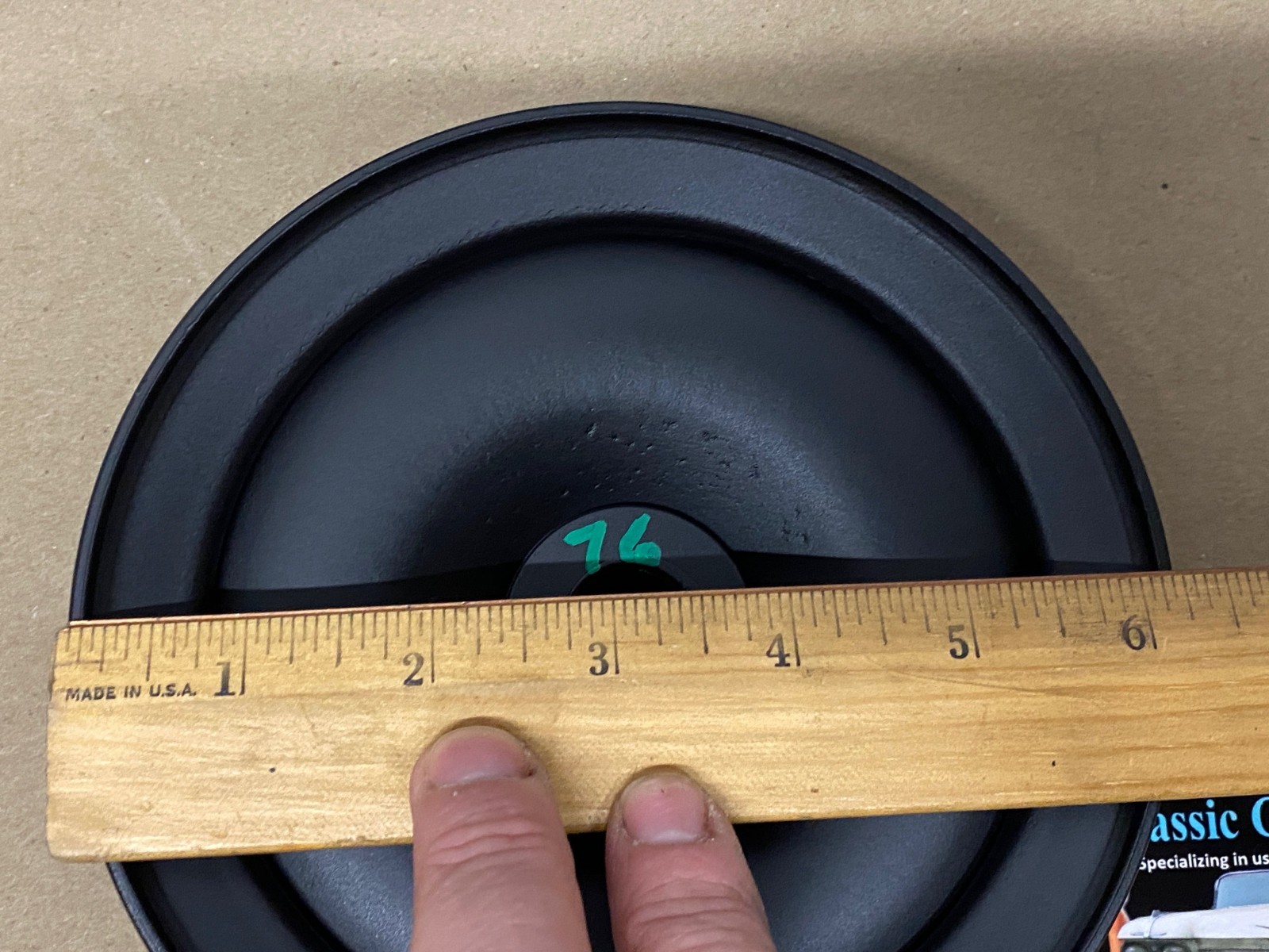 RESTORED 1975 1976 1977 1978 1979 1980 Cadillac Eldorado Deville Fleetwood 368/425/500 Engine POWER STEERING PUMP PULLEY SINGLE GROOVE #1605379 - Image 2