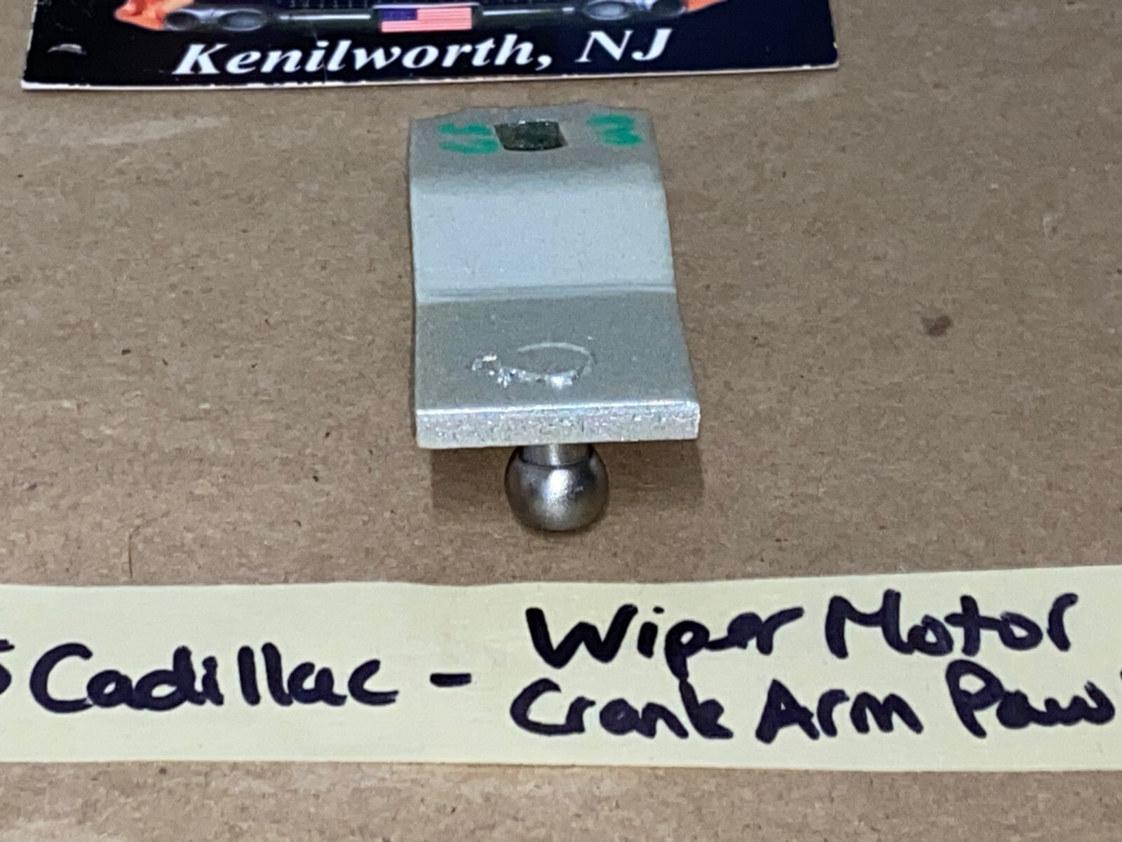 OEM 1965 1966 Cadillac Deville Eldorado Fleetwood Calais WINDSHIELD WIPER MOTOR CRANK ARM PAWL TO WIPER TRANS #4914701 - Image 9