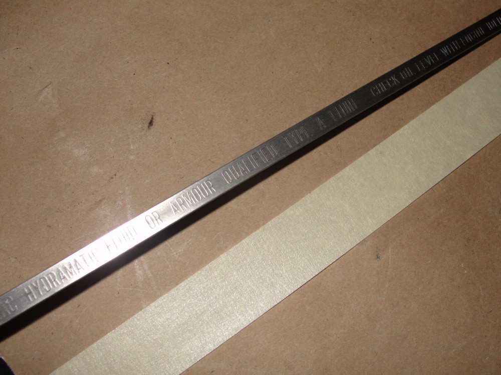 OEM 1953 1954 1955 Cadillac Deville Eldorado Fleetwood 331 Engine HYDRAMATIC TRANSMISSION TRANS DIPSTICK #1459752 - Image 9