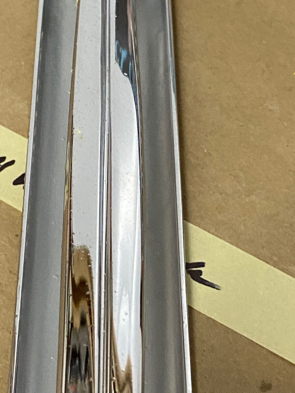 OEM 1960 Cadillac Deville INTERIOR DOOR PULL HANDLE WITH BACK PLATE ESCUTCHEON TRIM #4780949/#4780948 - Image 9
