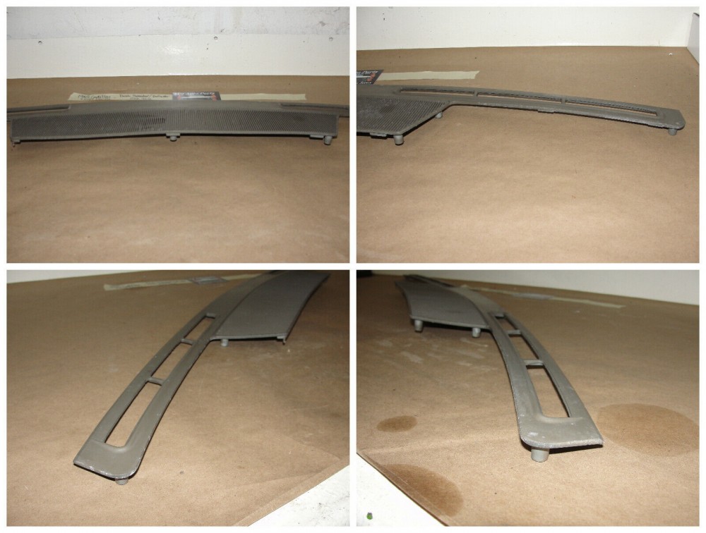 OEM 1965 Cadillac Deville Eldorado Fleetwood Calais DASH FRONT SPEAKER DEFROSTER GRILL TRIM COVER #1482909 - Image 9