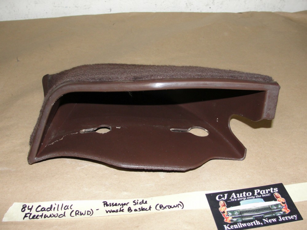 OEM 1977 1978 1979 1980 1981 982 1983 1984 1985 1986 1987 1988 1989 1990 1991 1992 Cadillac Fleetwood Deville RWD RIGHT PASSENGER SIDE KICK PANEL WASTE BASKET TRASH CAN - Image 9