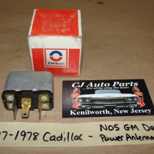 NOS 1977 - 1978 CADILLAC DEVILLE FLEETWOOD GM DELCO POWER ANTENNA RELAY ~ NEW IN BOX ~ #1611369