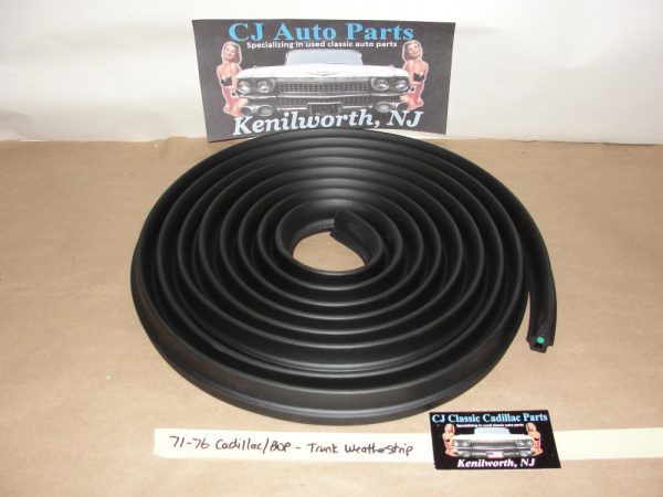 NEW 1971 1972 1973 1974 1975 1976 Cadillac Deville Fleetwood Eldorado Calais TRUNK DECK LID WEATHERSTRIP SEAL - Image 2
