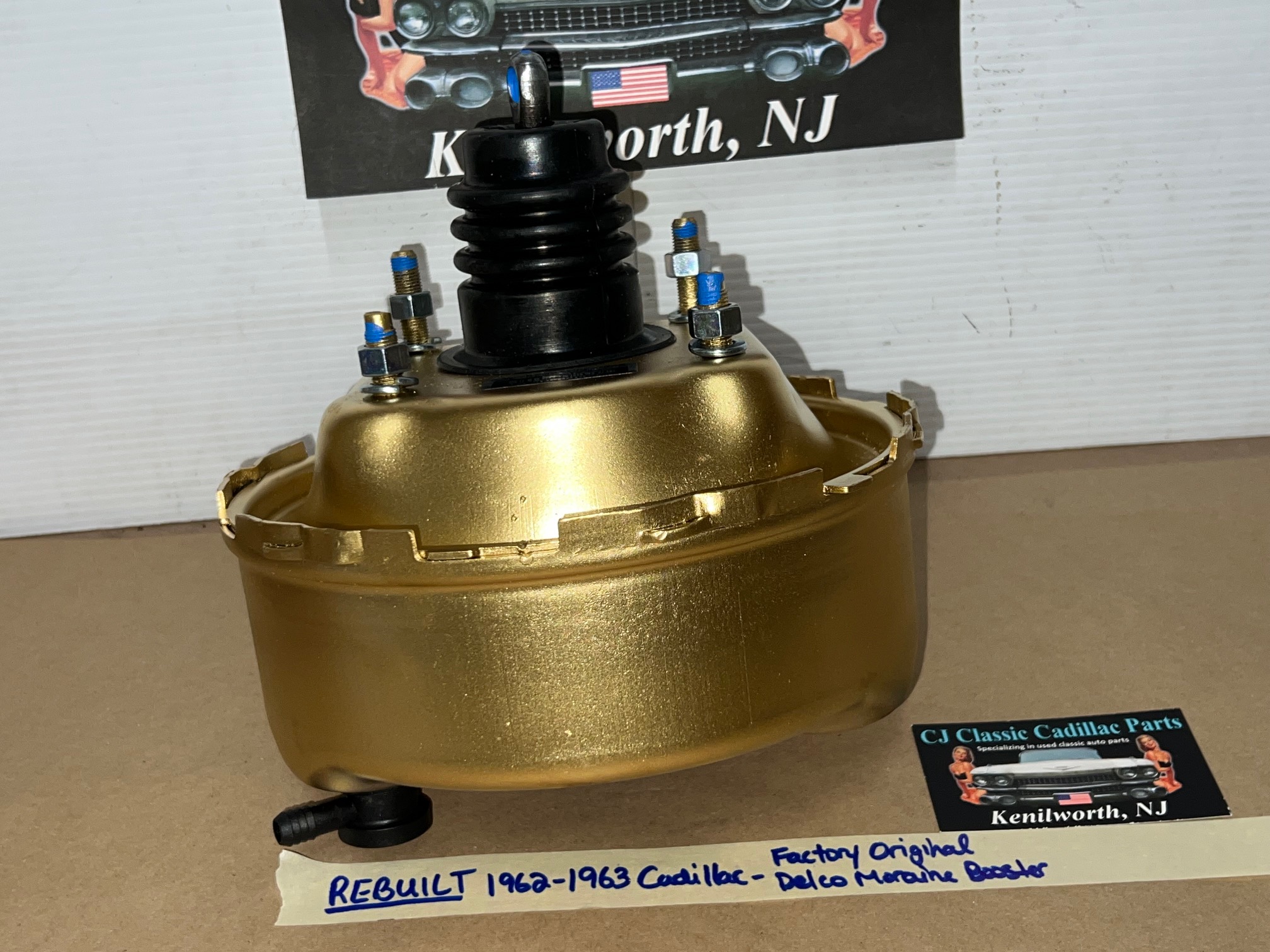 REBUILT FACTORY ORIGINAL 1962 1963 CADILLAC DEVILLE ELDORADO FLEETWOOD DELCO MORAINE POWER BRAKE BOOSTER - Image 4