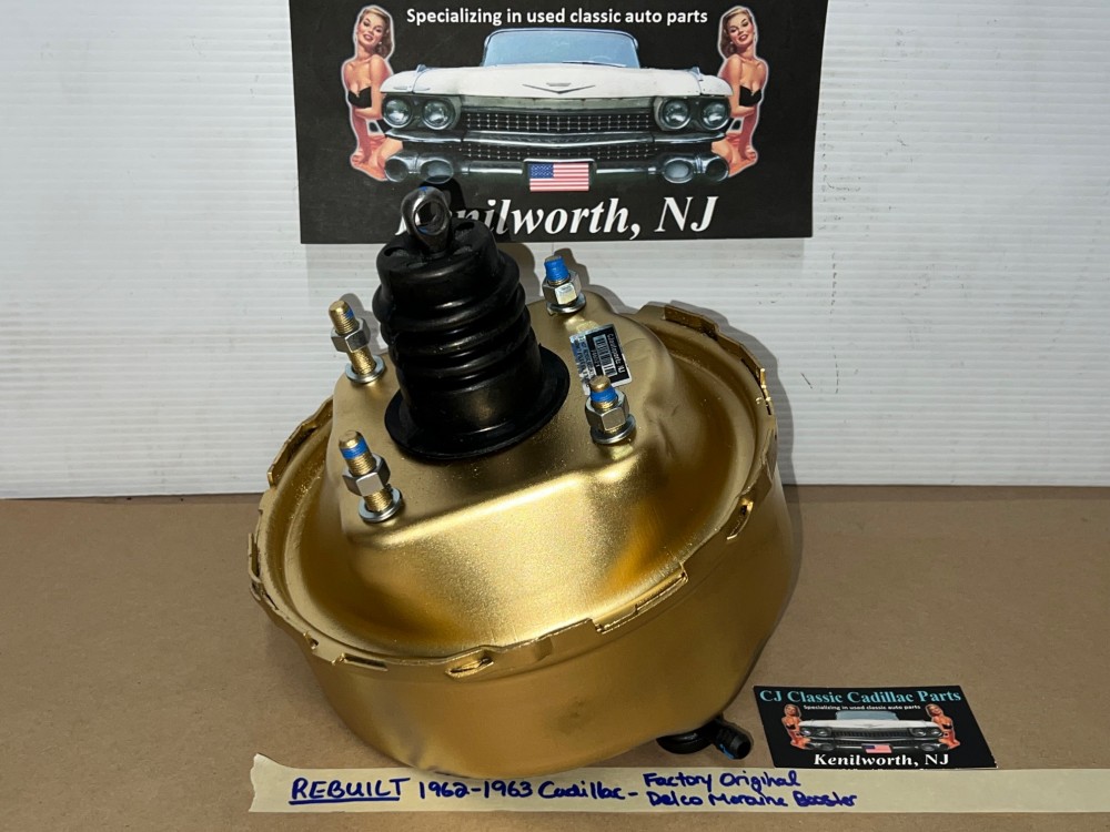 REBUILT FACTORY ORIGINAL 1962 1963 CADILLAC DEVILLE ELDORADO FLEETWOOD DELCO MORAINE POWER BRAKE BOOSTER - Image 3