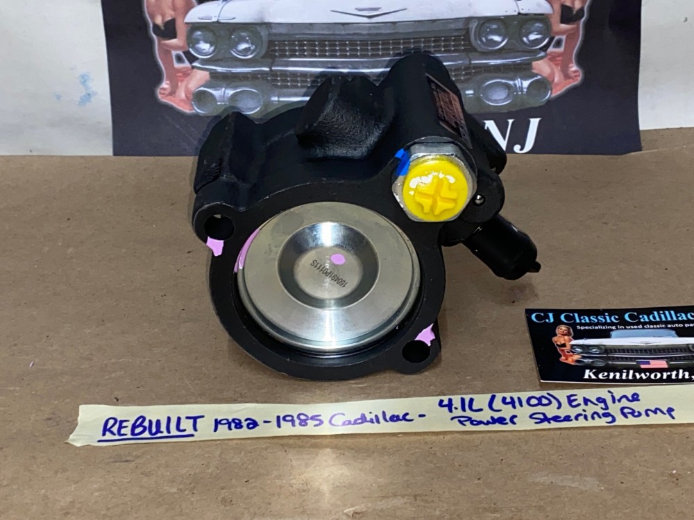 REBUILT 1982 1983 1984 1985 CADILLAC ELDORADO FLEETWOOD SEVILLE 1982 1983 1984 DEVILLE 4.1L 4100 ENGINE POWER STEERING PUMP - Image 9