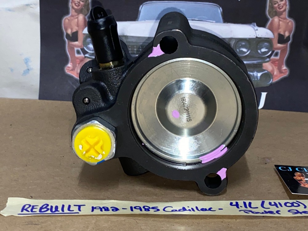 REBUILT 1982 1983 1984 1985 CADILLAC ELDORADO FLEETWOOD SEVILLE 1982 1983 1984 DEVILLE 4.1L 4100 ENGINE POWER STEERING PUMP - Image 10