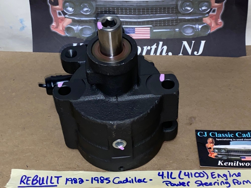 REBUILT 1982 1983 1984 1985 CADILLAC ELDORADO FLEETWOOD SEVILLE 1982 1983 1984 DEVILLE 4.1L 4100 ENGINE POWER STEERING PUMP - Image 11