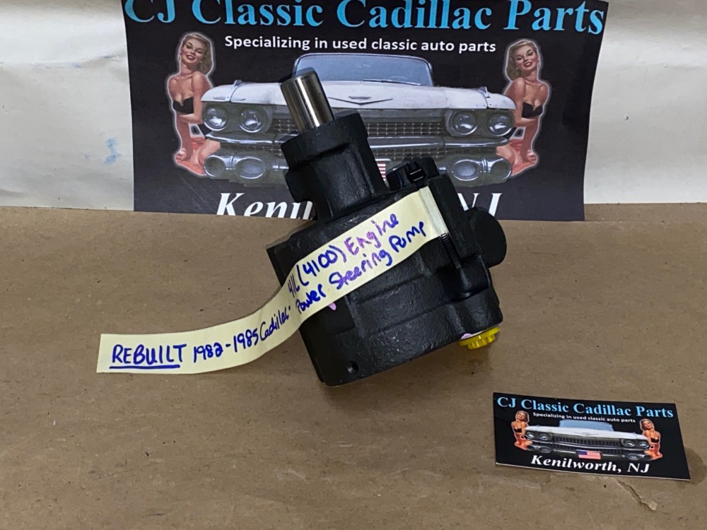 REBUILT 1982 1983 1984 1985 CADILLAC ELDORADO FLEETWOOD SEVILLE 1982 1983 1984 DEVILLE 4.1L 4100 ENGINE POWER STEERING PUMP - Image 12