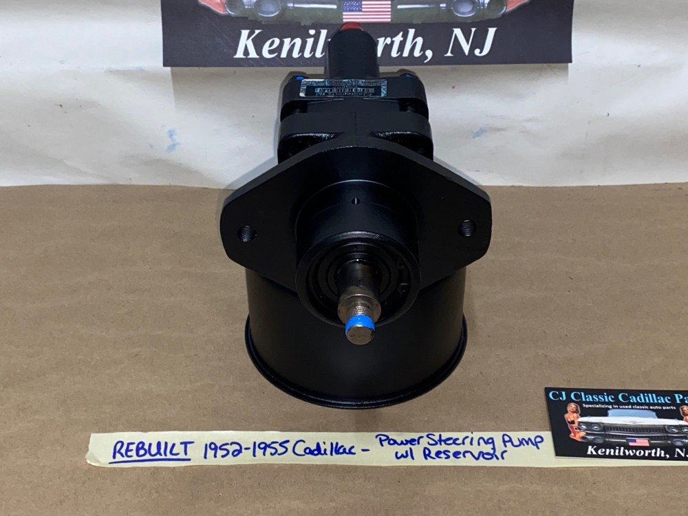 REBUILT Factory Original 1952 1953 1954 1955 Cadillac Deville Eldorado Fleetwood Series 62 Series 60 Saginaw POWER STEERING PUMP With RESERVOIR - Image 9
