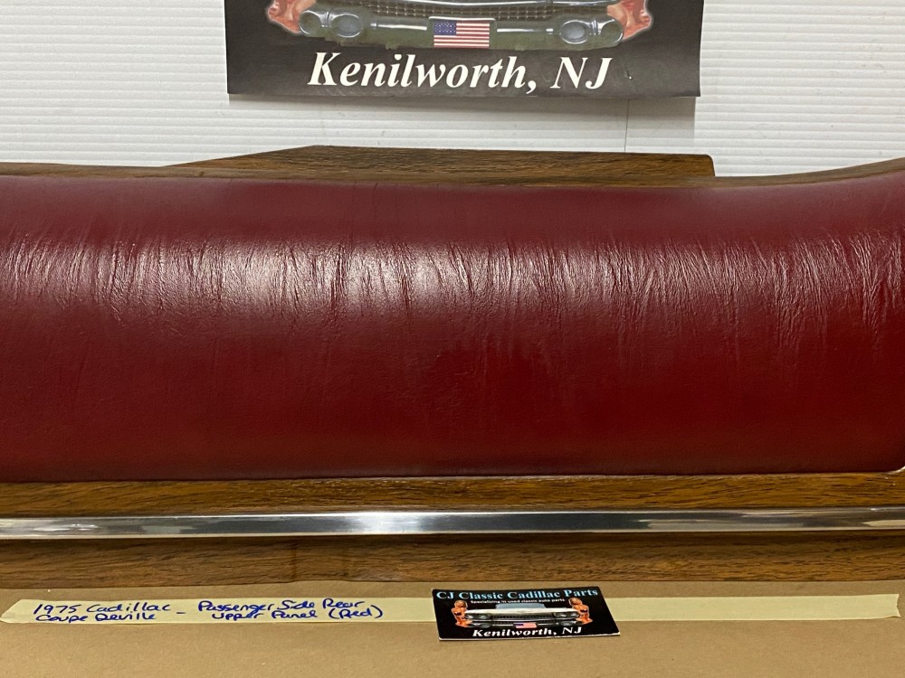 OEM 1974 1975 1976 Cadillac Coupe Deville Calais 2 Door RIGHT PASSENGER SIDE REAR UPPER QUARTER DOOR PANEL TRIM - Image 9