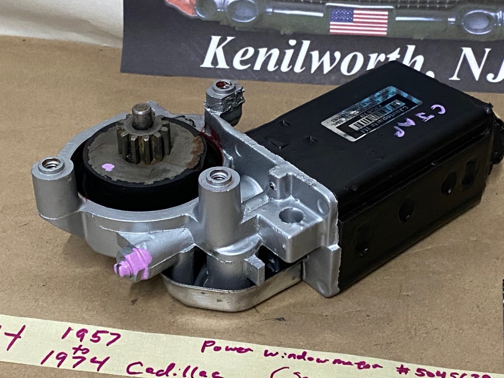 REBUILT 1957 1958 1959 1960 1961 1962 1963 1964 1965 1966 1967 1968 1969 1970 1971 1972 1973 1974 CADILLAC DEVILLE ELDORADO FLEETWOOD CALAIS POWER WINDOW MOTOR (SEE NOTES FOR LH or RH FITMENT) #5045639/#5045585 - Image 8