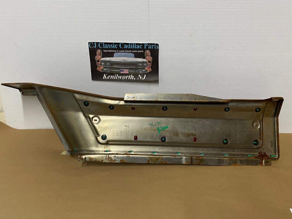 OEM 1974 1975 1976 Cadillac Coupe Deville Calais 2 Door RIGHT PASSENGER SIDE REAR UPPER QUARTER DOOR PANEL TRIM - Image 18