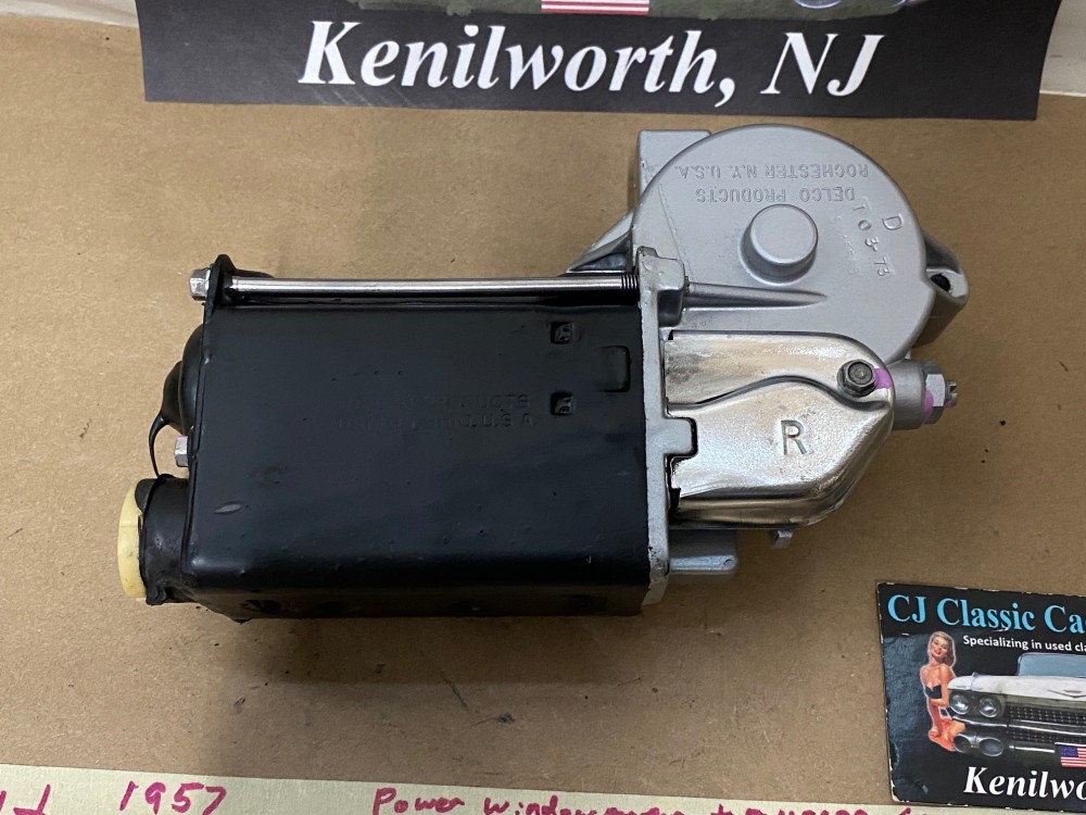 REBUILT 1957 1958 1959 1960 1961 1962 1963 1964 1965 1966 1967 1968 1969 1970 1971 1972 1973 1974 CADILLAC DEVILLE ELDORADO FLEETWOOD CALAIS POWER WINDOW MOTOR (SEE NOTES FOR LH or RH FITMENT) #5045639/#5045585 - Image 2