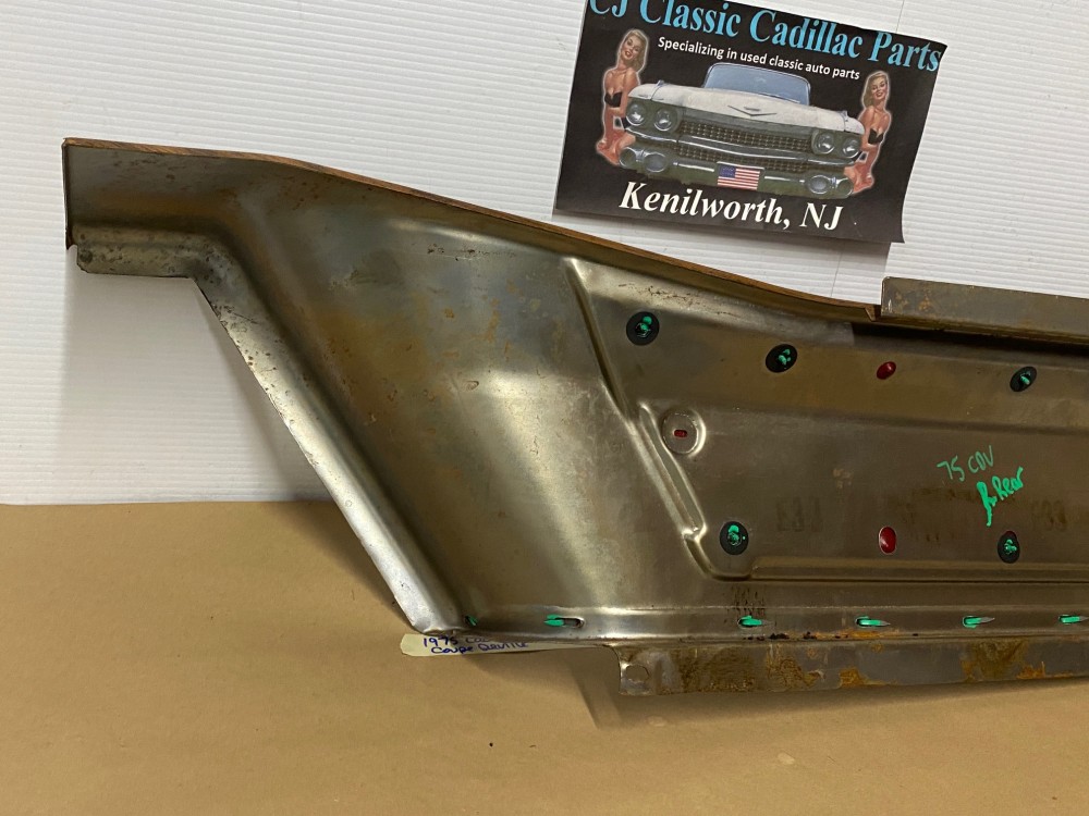 OEM 1974 1975 1976 Cadillac Coupe Deville Calais 2 Door RIGHT PASSENGER SIDE REAR UPPER QUARTER DOOR PANEL TRIM - Image 22