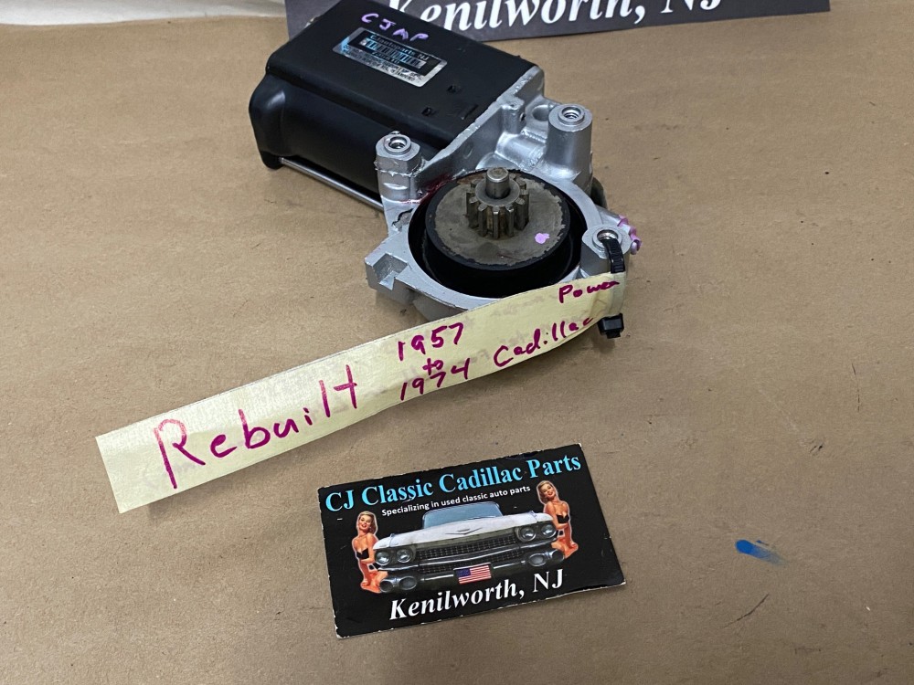REBUILT 1957 1958 1959 1960 1961 1962 1963 1964 1965 1966 1967 1968 1969 1970 1971 1972 1973 1974 CADILLAC DEVILLE ELDORADO FLEETWOOD CALAIS POWER WINDOW MOTOR (SEE NOTES FOR LH or RH FITMENT) #5045639/#5045585 - Image 14