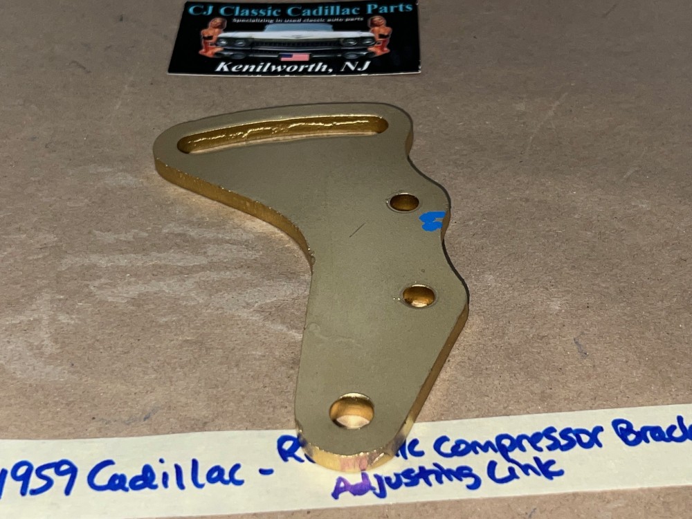 RESTORED 1959 1960 Cadillac Deville Eldorado Fleetwood REAR A/C COMPRESSOR MOUNTING BRACKET ADJUSTING LINK #1475398 - Image 5