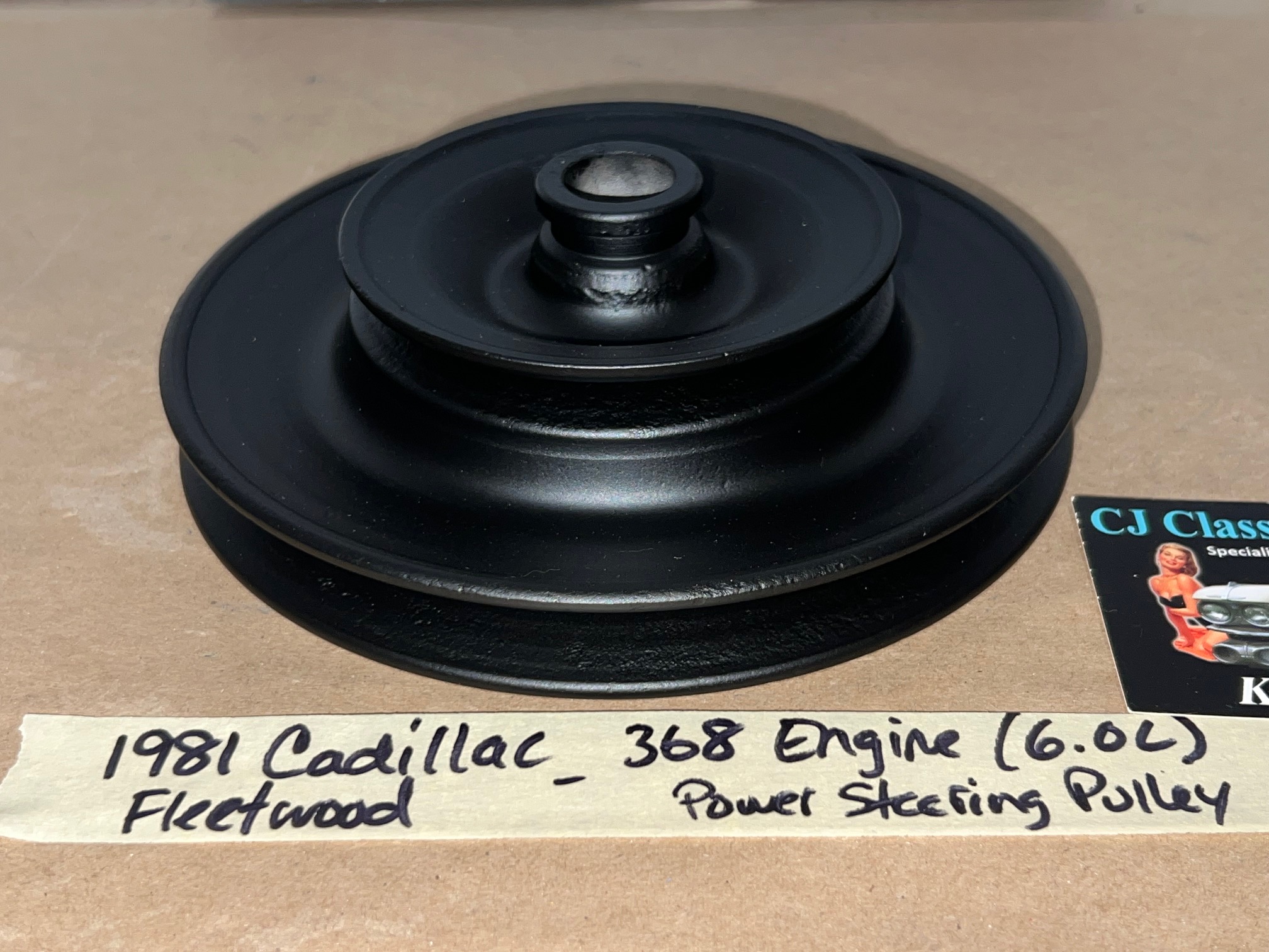 OEM 1981 1982 1983 1984 Cadillac Fleetwood 6.0L 368 Engine 1981 Deville Eldorado 6.0L 368 Engine POWER STEERING PUMP PULLEY #1619733 - Image 12