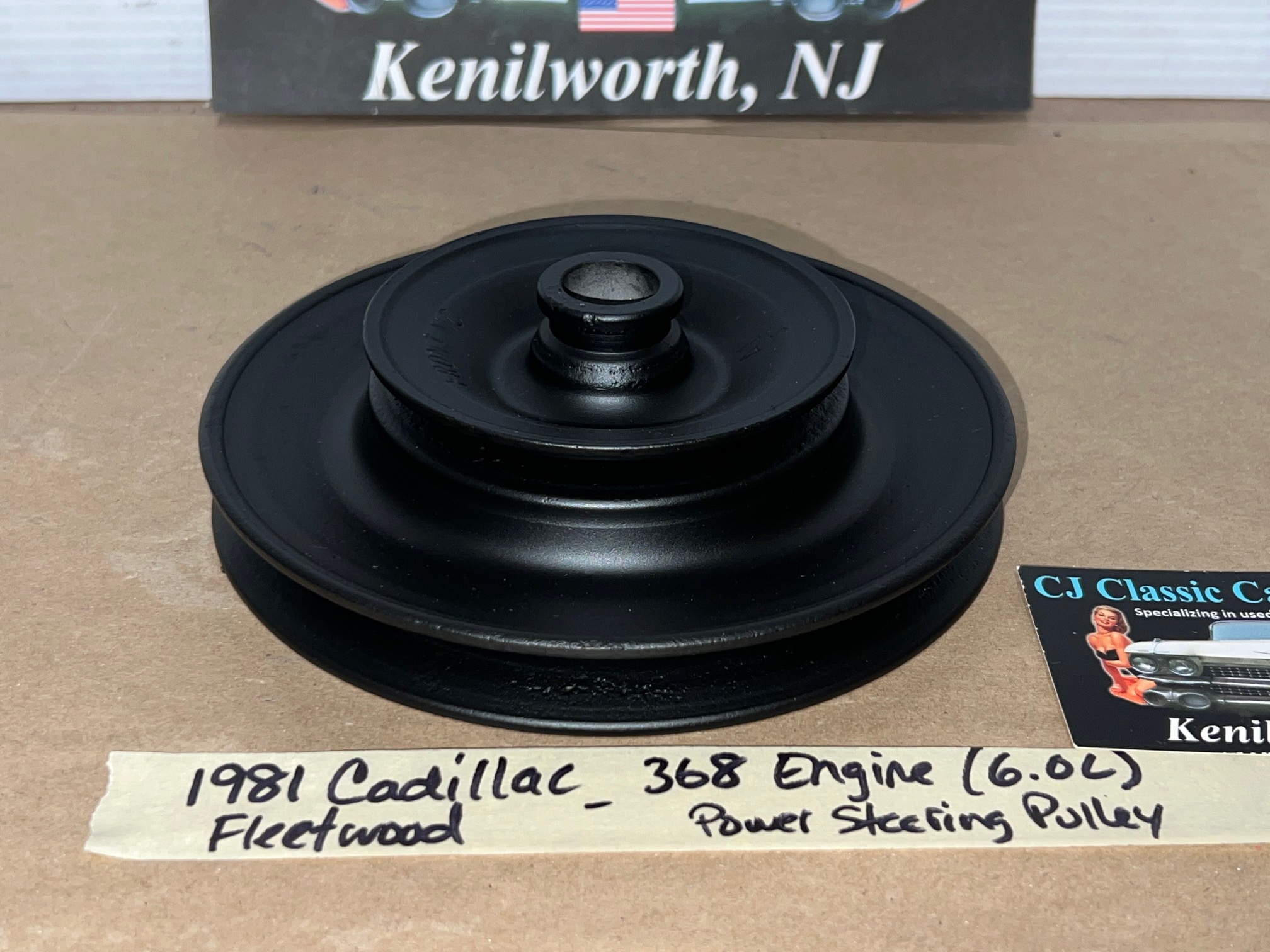 OEM 1981 1982 1983 1984 Cadillac Fleetwood 6.0L 368 Engine 1981 Deville Eldorado 6.0L 368 Engine POWER STEERING PUMP PULLEY #1619733 - Image 10