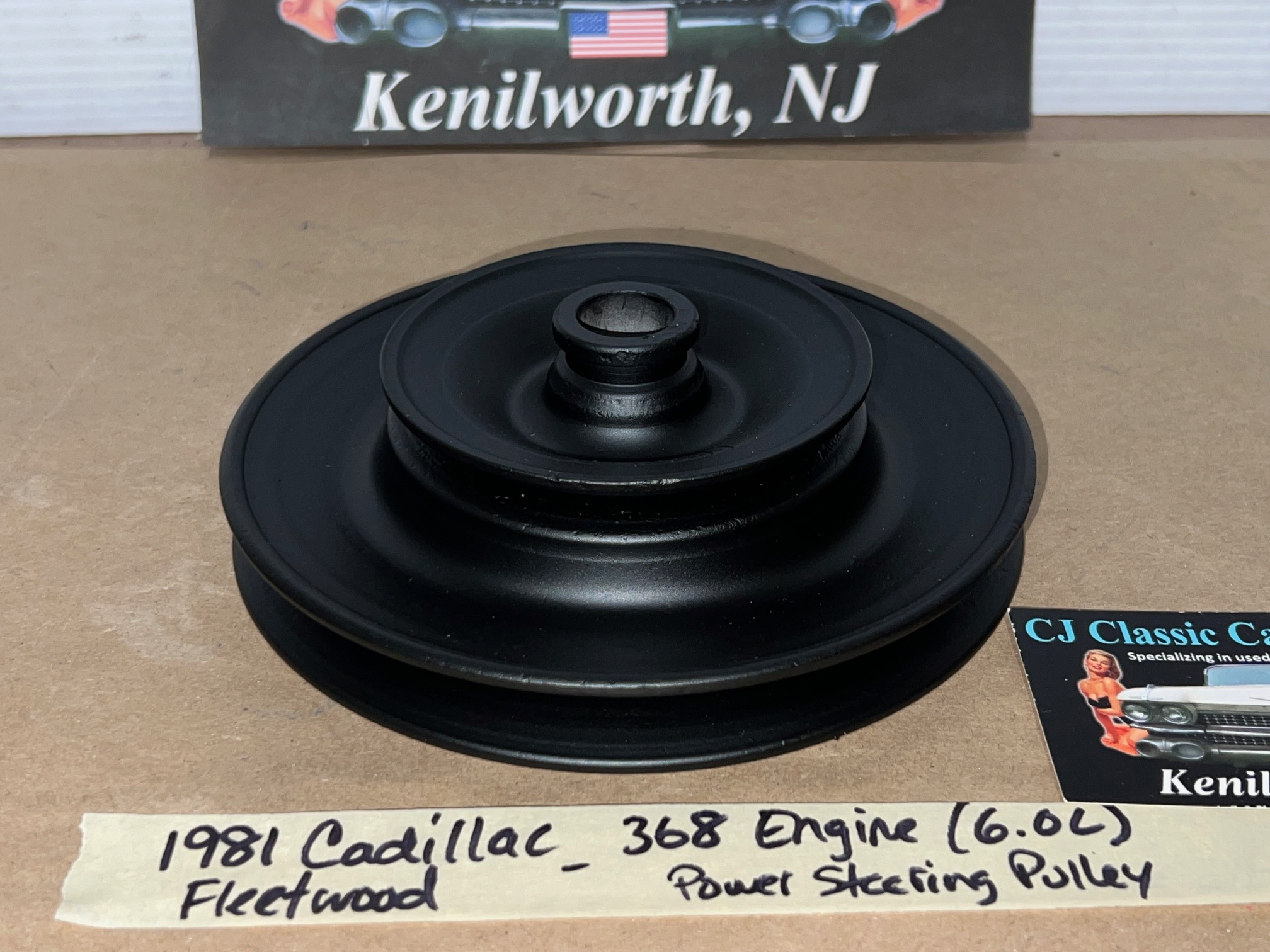 OEM 1981 1982 1983 1984 Cadillac Fleetwood 6.0L 368 Engine 1981 Deville Eldorado 6.0L 368 Engine POWER STEERING PUMP PULLEY #1619733 - Image 9